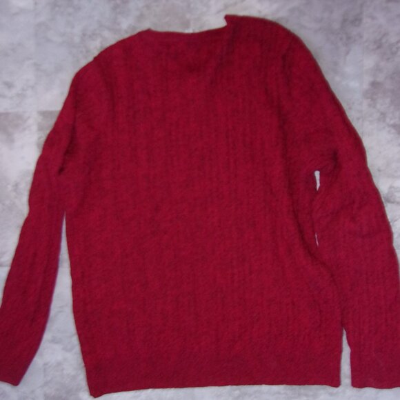 cotton kim rogers size xxl womens knit sweater 2 x 2x red - Picture 3 of 3